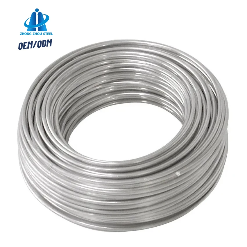 Low price Galvanized Steel Wire 9mm 10mm 12mm 14mm Gauge Electro Galvanized Gi Iron Binding Wire GI Steel Wire Rod