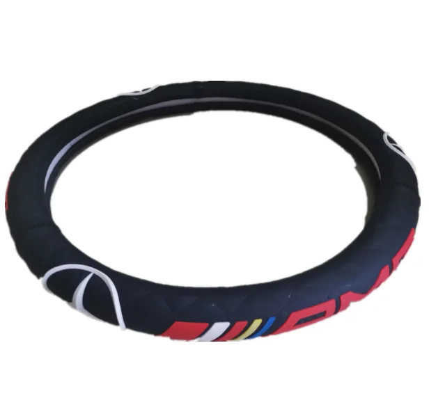 Custom brand logo style Universal Steering Wheel Cover With Logo