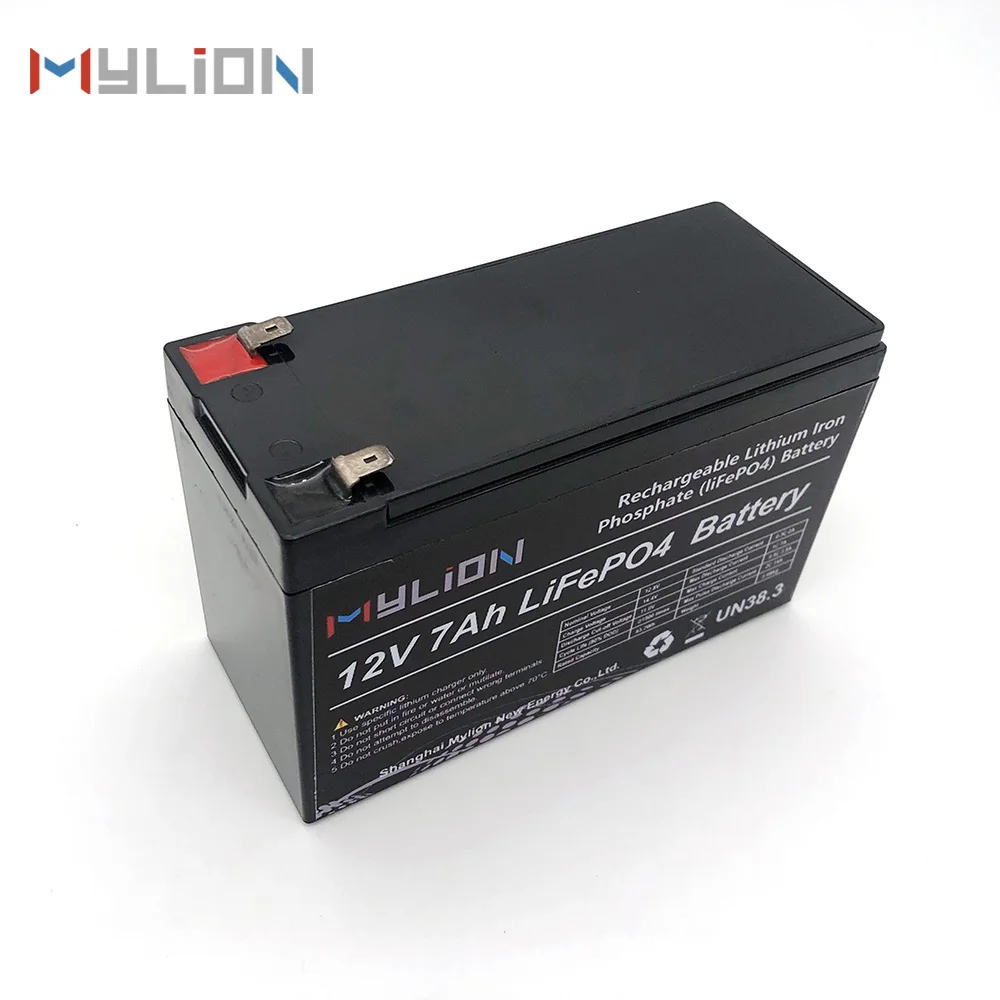 Mylion 12V 12AH Lead Acid Battery Storage Raw Material Low Self-Discharge Battery for Lighting&Solar System&Boat Motorcycle