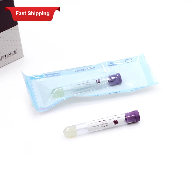 Factory Direct Sale 9ml Blood Test Tube PRP Tube Virtuose Gel Set Medical Supplies