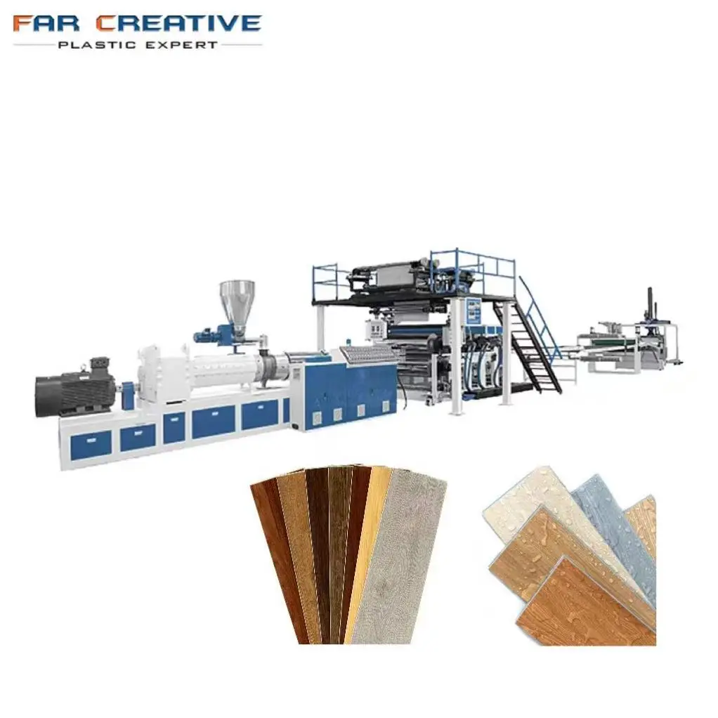 Lowest Price Spc Pvc Vinyl Floor Production Line