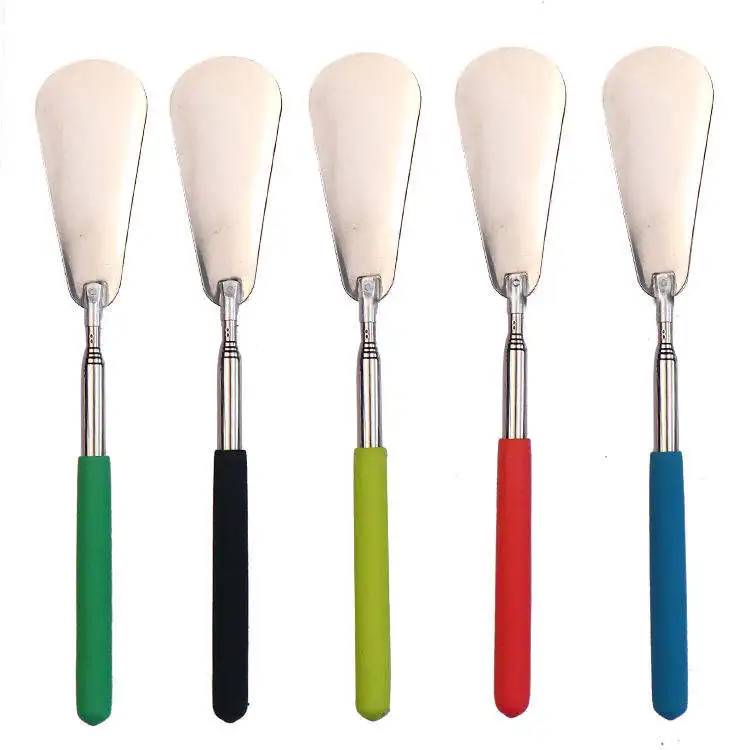 Long Handle Shoe Horn Telescopic Metal Shoe Horn for Seniors Men Women Kids