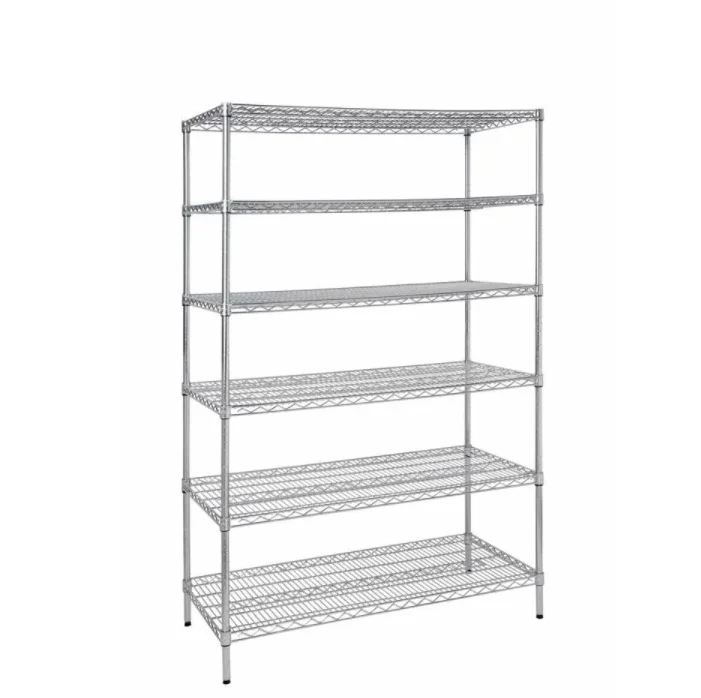 Chrome Metal Rack Plated Wire Shelf Wire Shelving Customized Design for Sale