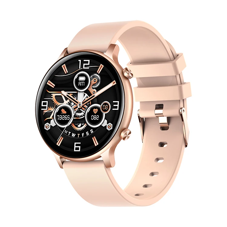 2024 Full Touch Sports IP68 Waterproof Body Temperature Heart Rate Fitness Health Monitoring HT12 Smart Watch