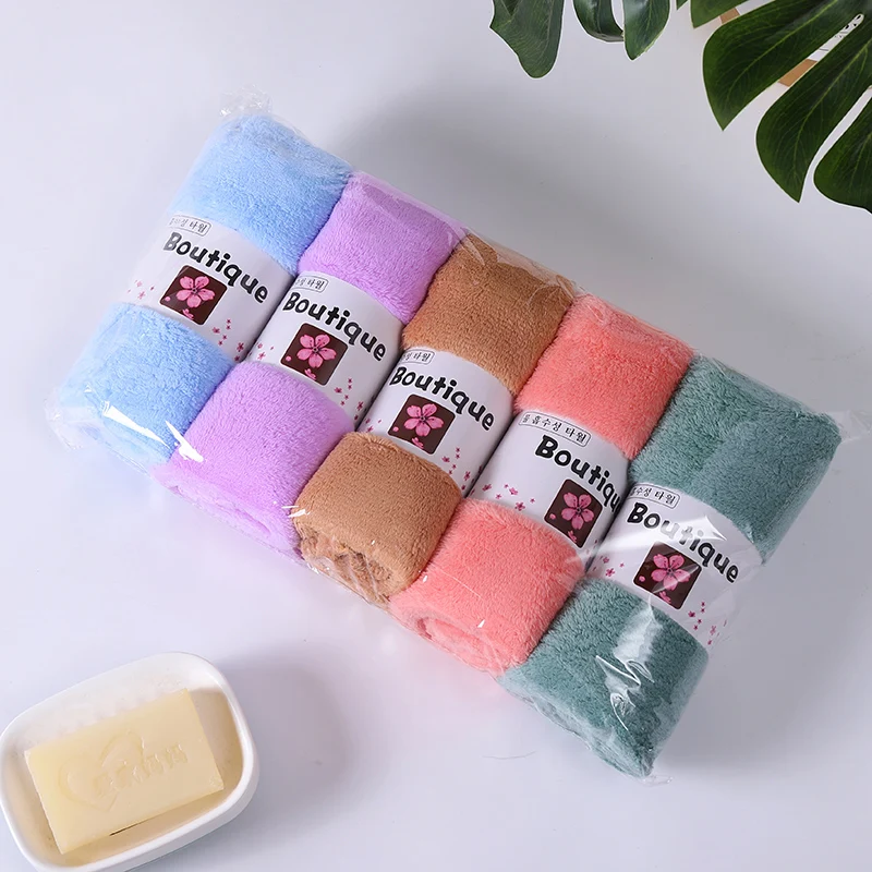 wholesale 2pcs set coral fleece bath custom blank Water Absorbent Plain Drying Ultra Fine Home Use Microfiber Bath Towel Set