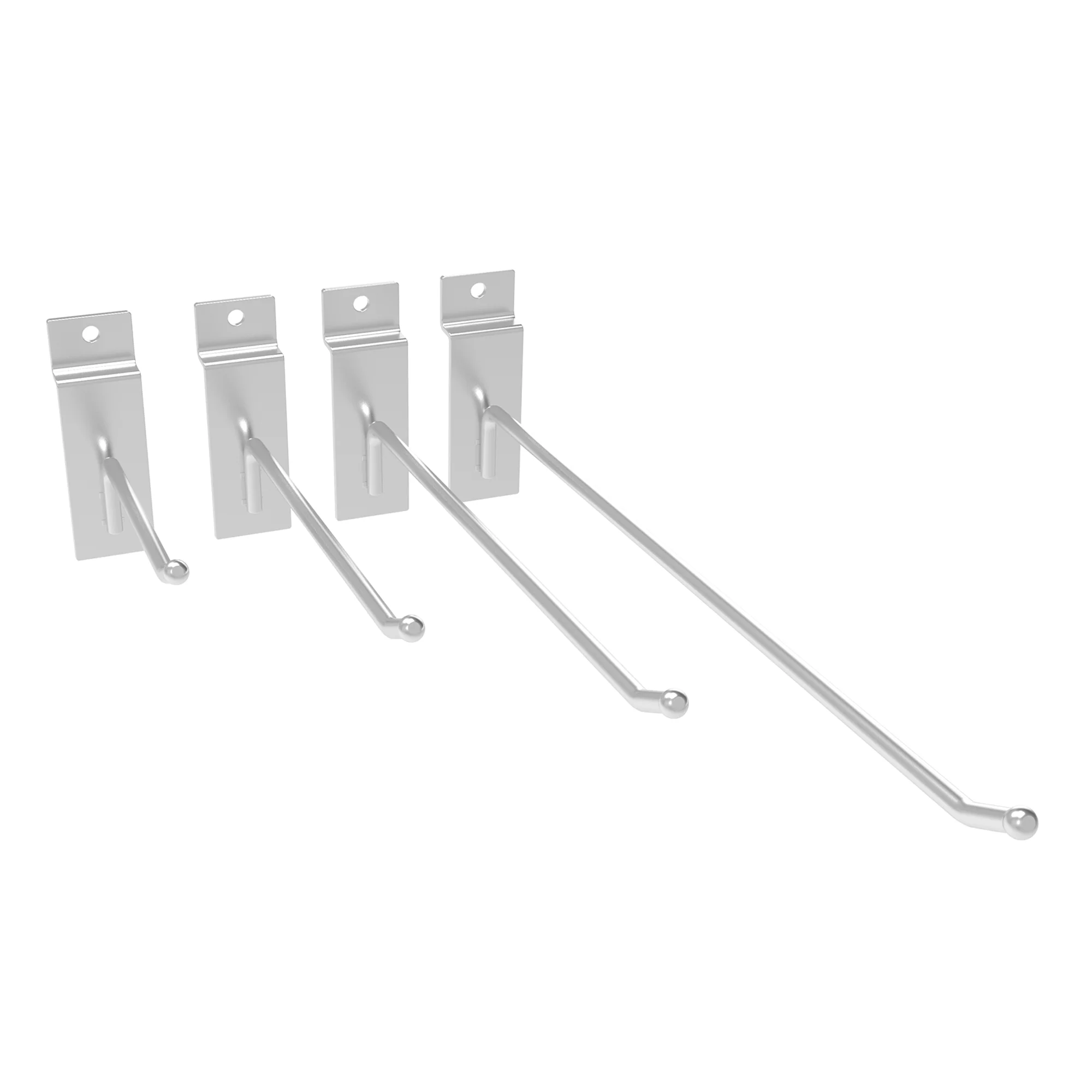 Professional Stainless Steel Hook Slatwall Display Hooks Metal Hanger Hooks