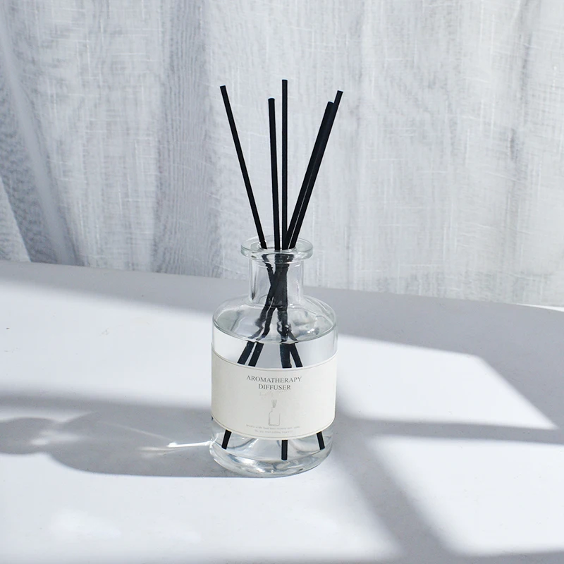 Luxury Home Decorative Aromatherapy Essential Oil Fragrance Reed Diffuser with Button Package Box