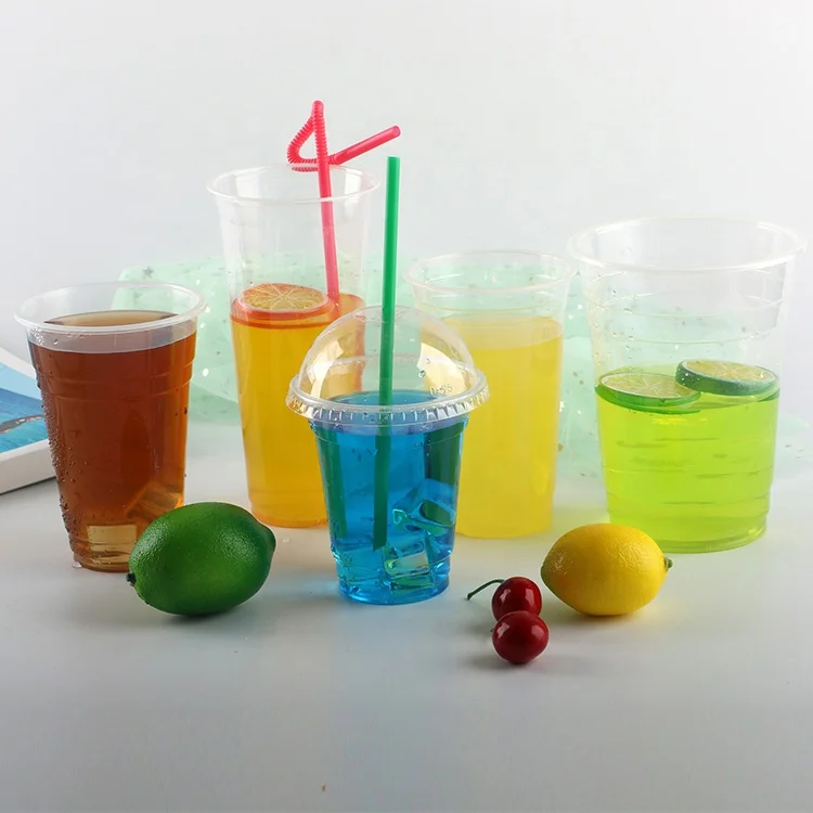 new plastic cup PP clear hot milk cup 600ml-95mm size for sell