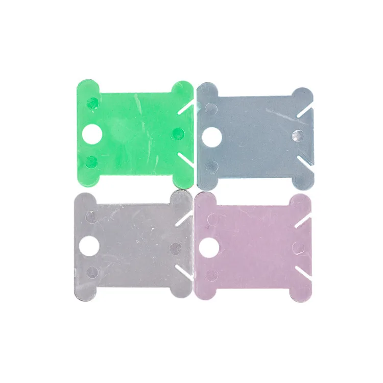 Plastic Floss Bobbins for Embroidery Floss Organizer Cross-Stitch Bobbins Card Thread Holder