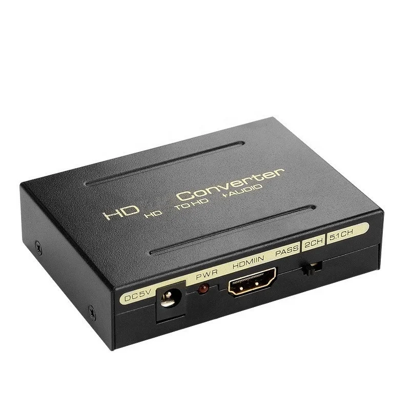 Cross-border direct supply of explosive hd audio splitter 4K audio splitter fiber 5.1 decoding  DTS