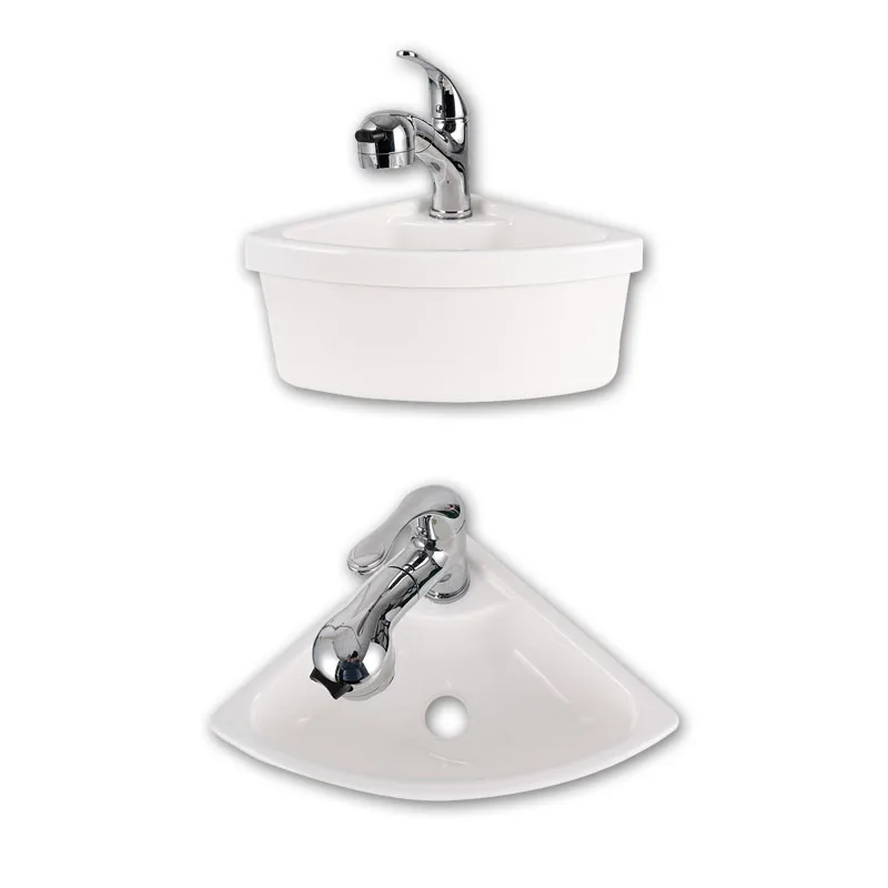 Affordable & Fast-Moving Space-Saving White PP Sink Easy-Clean with Stylish Design for RVs Boats Campervans & Temporary Shelters