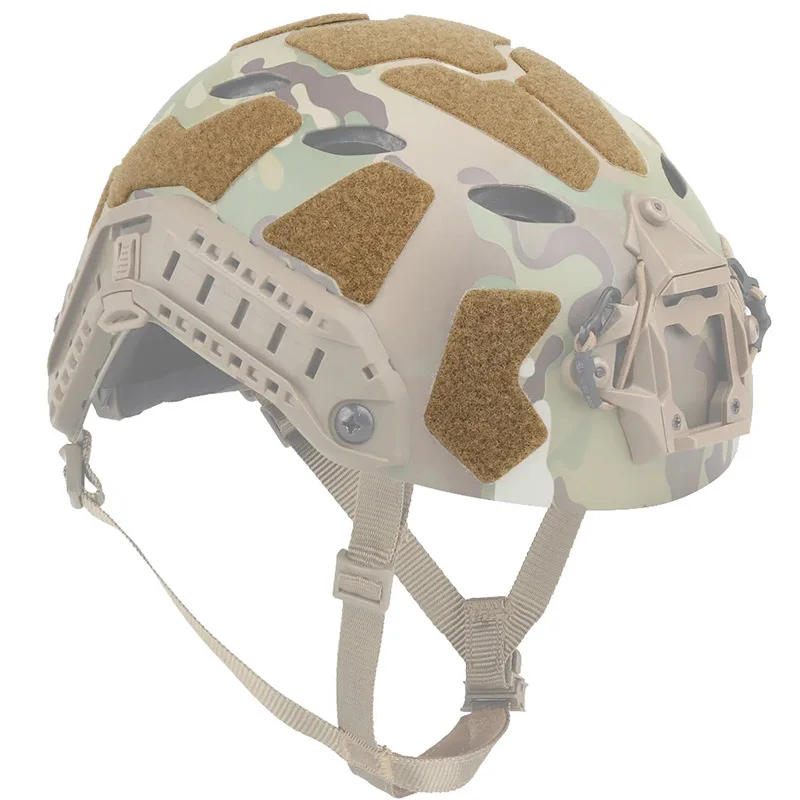 Outdoor signal army fans DIY equipment helmet tactical hair back adhesive helmet accessories Velcro