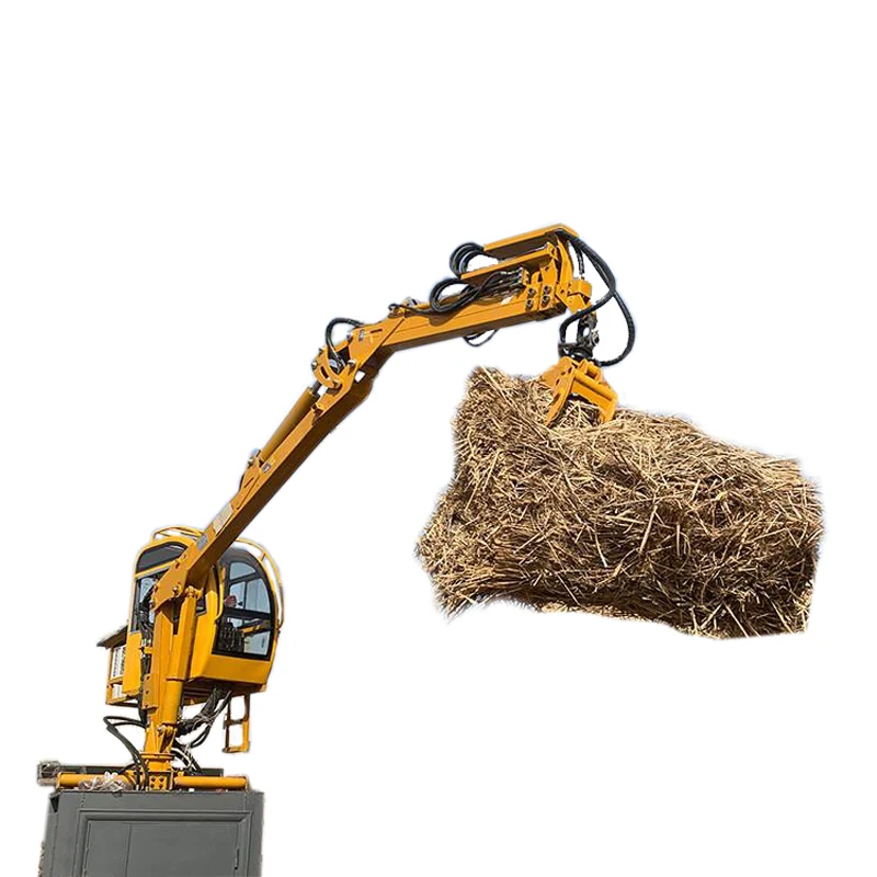 hydraulic grass grab crane  wood grass gripple crane