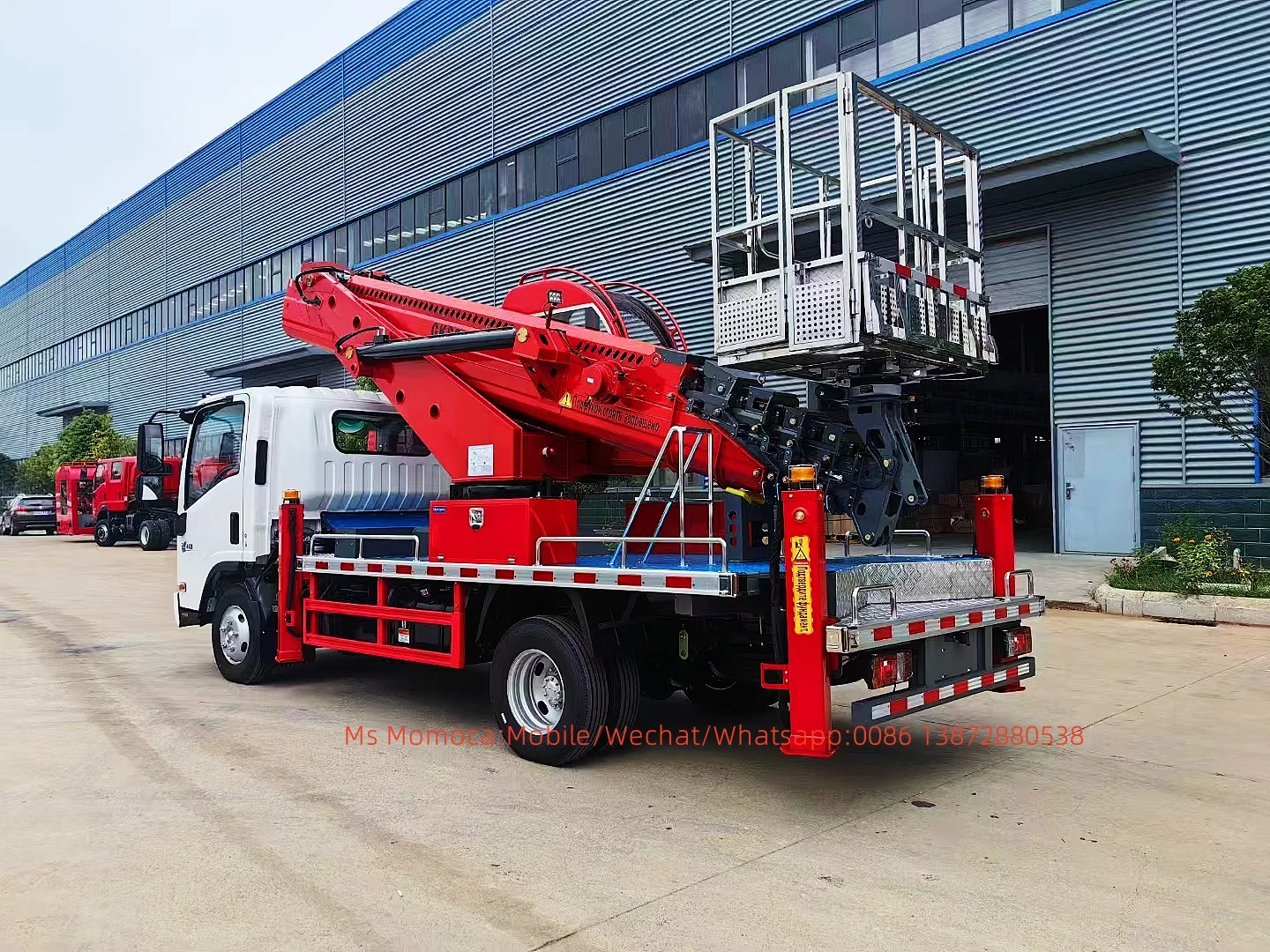 I SUZU  KV100 Telescopic boom truck 30M Telescopic boom aerial work truck with lowest price for sale