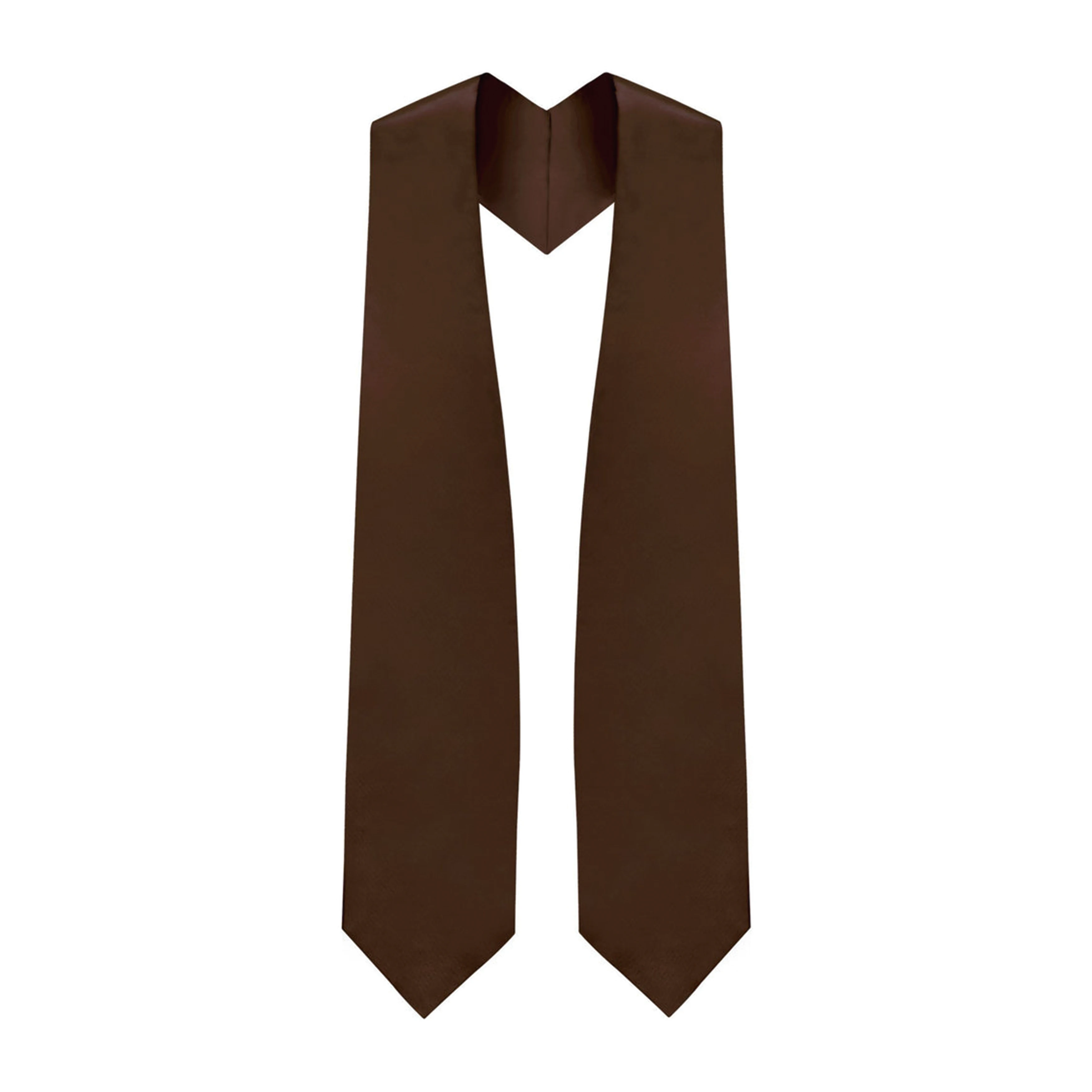 Gold black 100% Satin unisex custom graduation stole sash