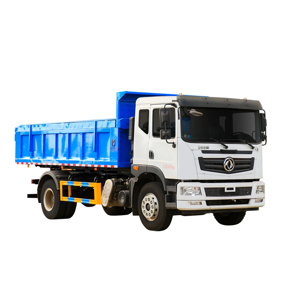 DFAC 4*2 Diesel Manual Dump Truck New Condition Sludge Transport Vehicle for Construction Materials Euro 5 Emission Standard
