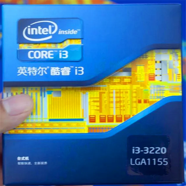 for Intel core desktop cpu processor i3  3220  socket