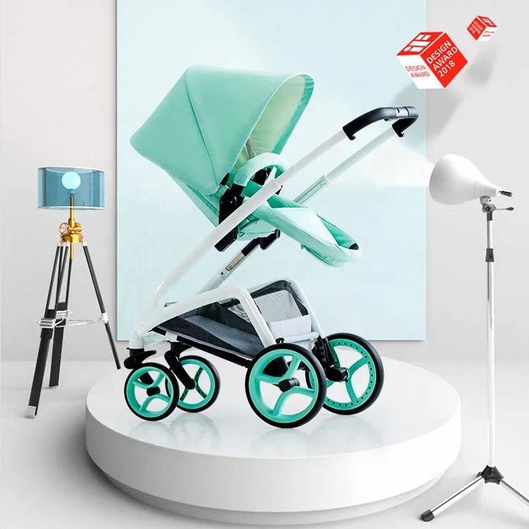 KUB Newborn Baby Stroller 3 in 1 High Landscape Two-way Sit and Reclining Baby Stroller For Babies
