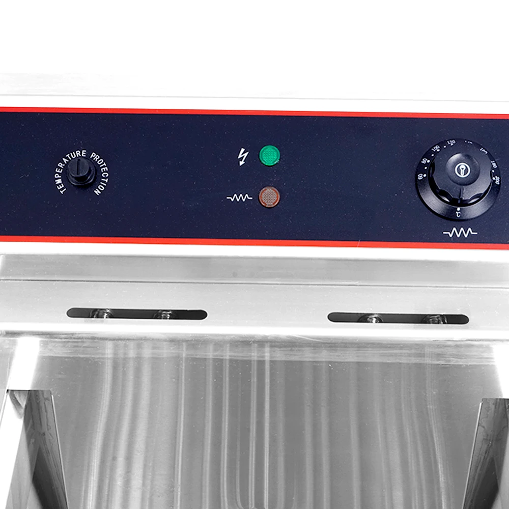 Commercial chips potato kfc chicken restaurant 2 tank 4 basket standing electric deep fryer