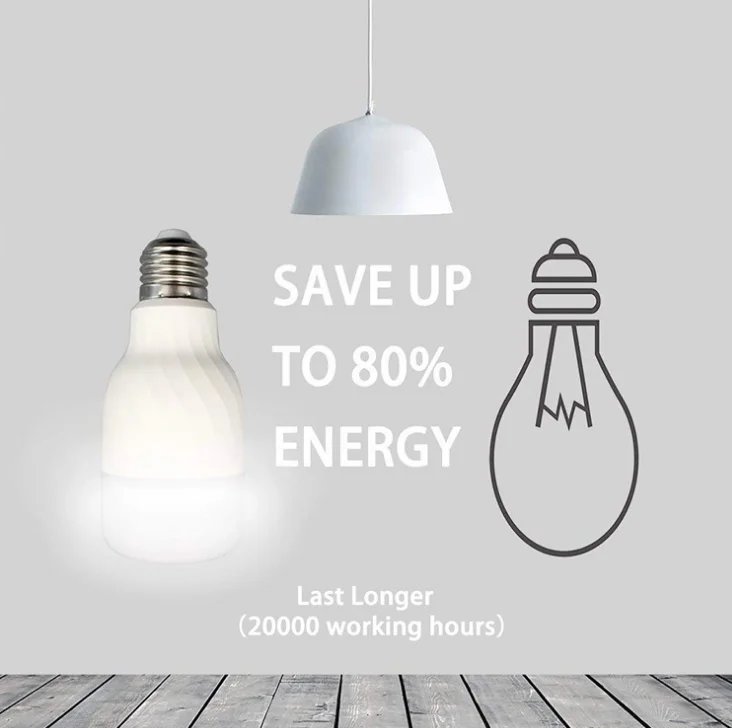 Smart LED Bulb A60 A19 Zigbee 7w 10w 950lm RGBCW Color E27 E26 B22 WIFI Voice Control Dimmable Light Bulbs