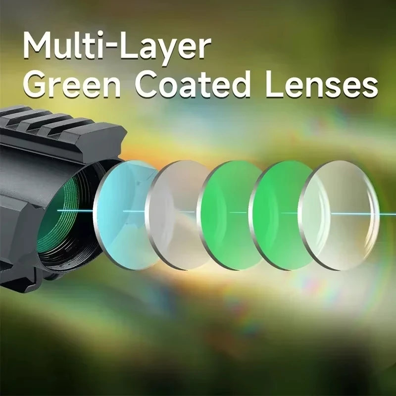 4x32 With HD107 Red Dot Sight Red Optical Precision Tactical Outdoor Shooting Hunting