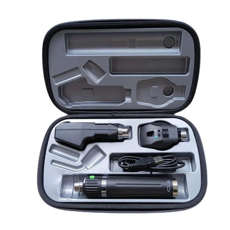 ML- OR20U Diagnostic Set Rechargeable Ophthalmoscope and Retinoscope LED Light Source for choice