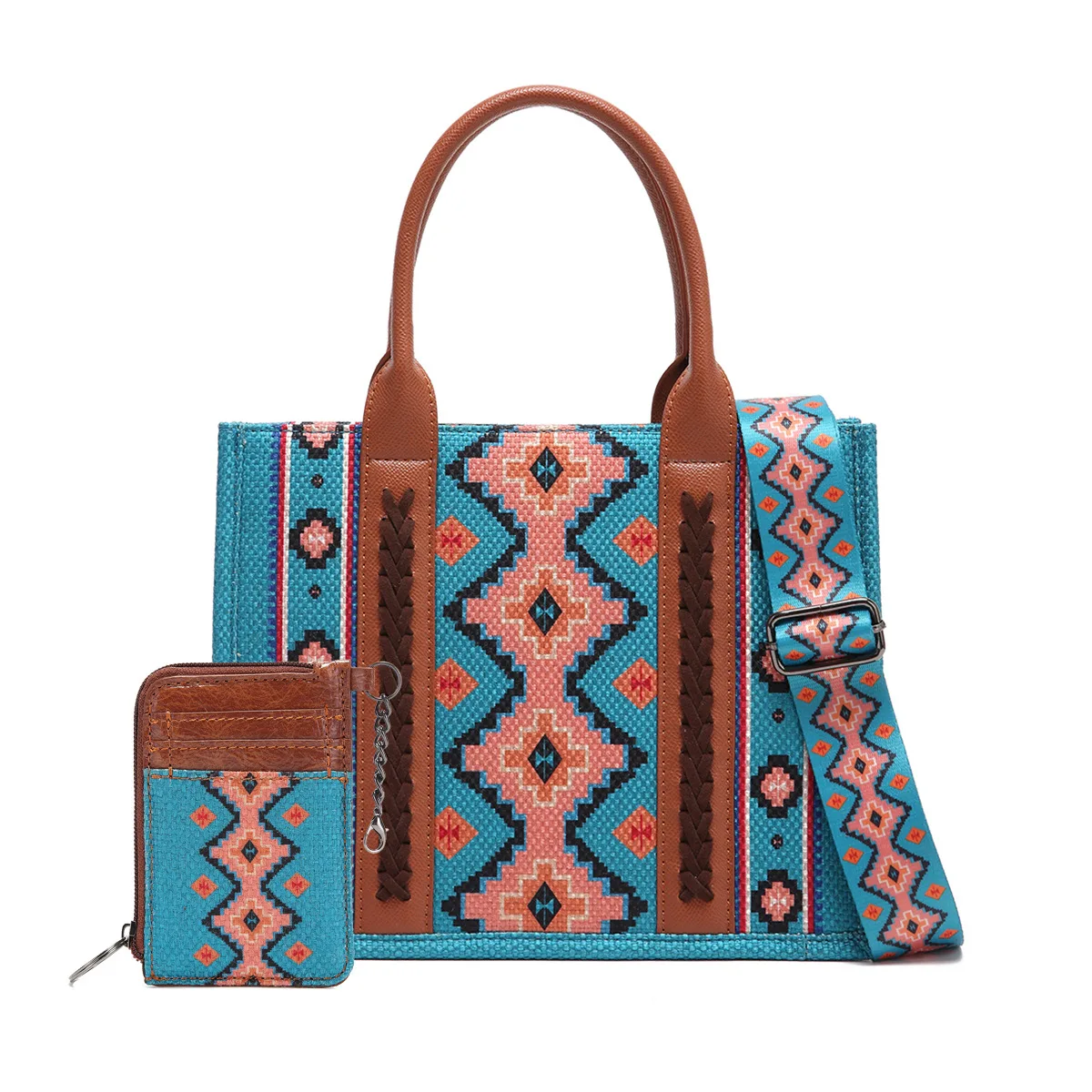 Leather Tote Bags Women Stylish Shopping Bag Elegant Vintage Style Perfect Accessory Leather bag and purse sets