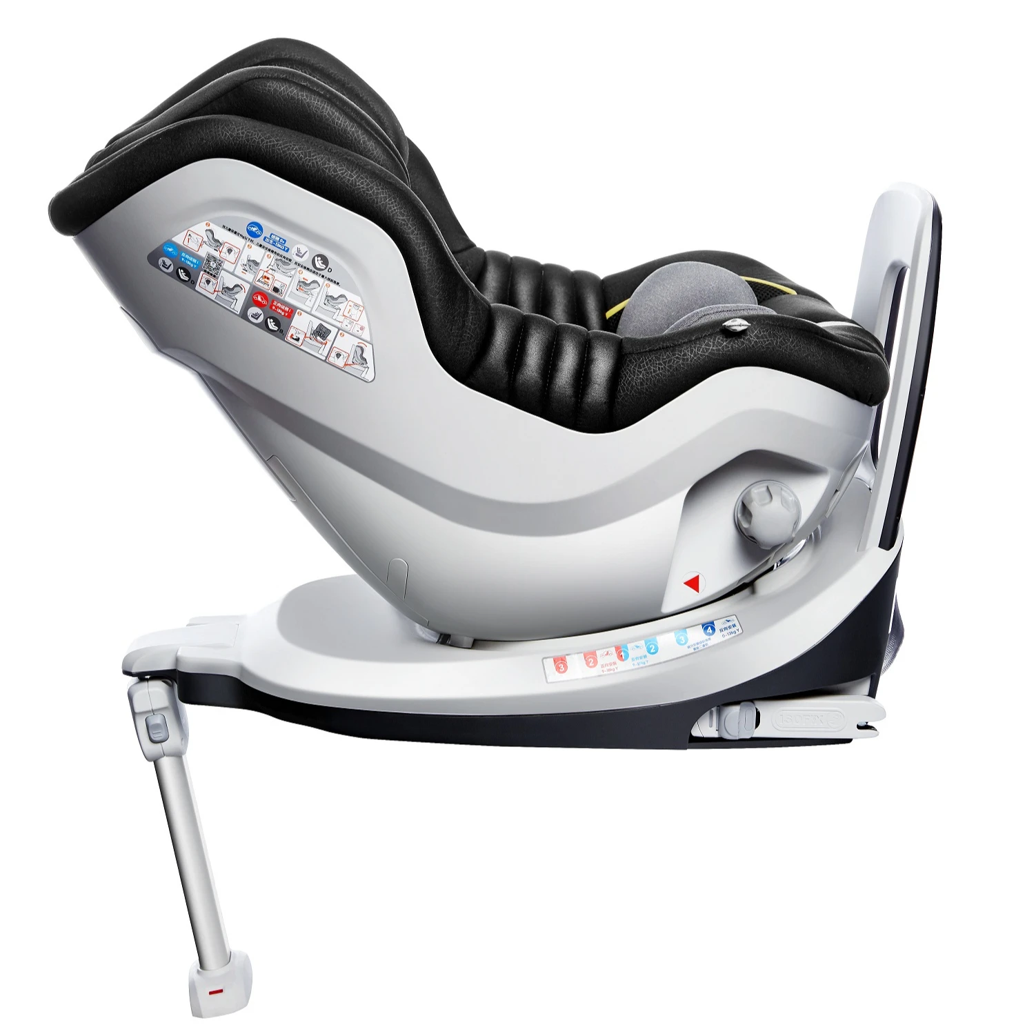  Детское автомобильное сиденье R101a группа 0 + i с isofix и поддержкой ног ece