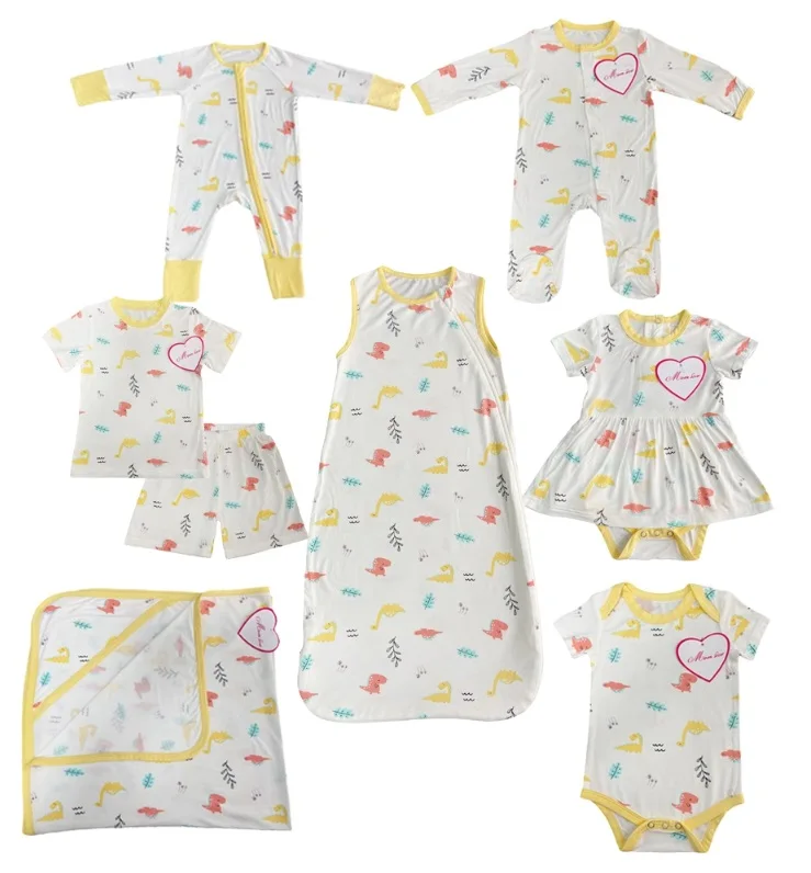 Custom Magnetic Snap Buttons Baby Clothes Blank New Born Baby Sleeper Infant Bodysuit Magnetic Summer Baby Romper