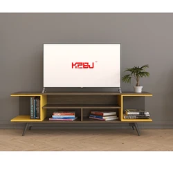 2019 Современная телевизионная подставка MDF телевизионная полка дизайн деревянная телевизионная мебель