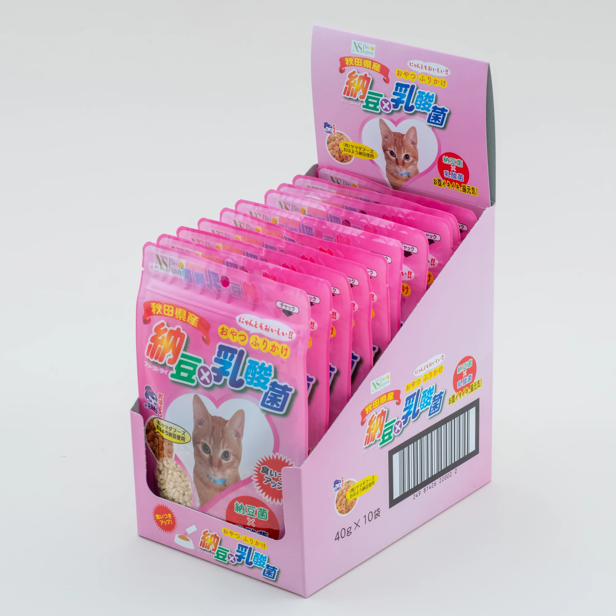 Закуска для кошек, спрей «бактерии молочной кислоты Natto x» (для кошек) 40 г