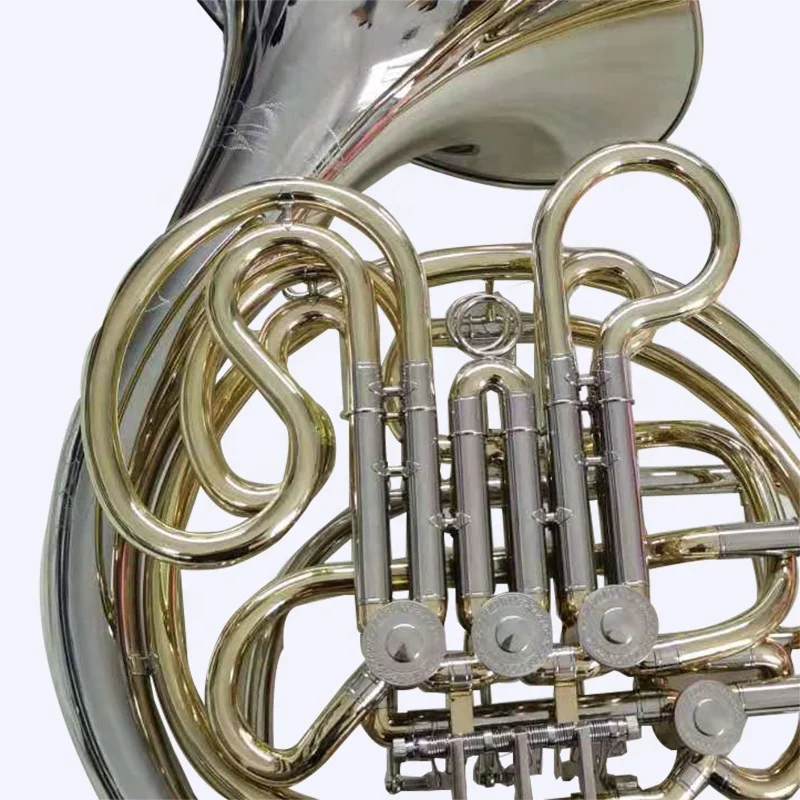 White brass material 4 double key hot professional manufacture french horn