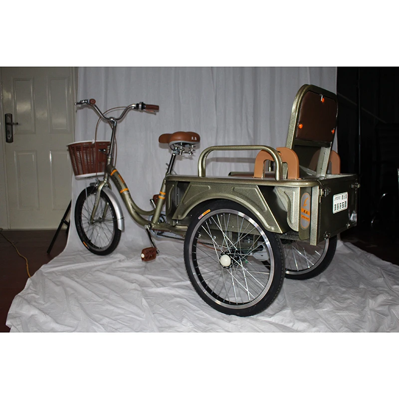 High quality ride on feet adult tricycle cargo bike three wheel for adult shopping ,new style 3 wheel cargo tricycle for sell
