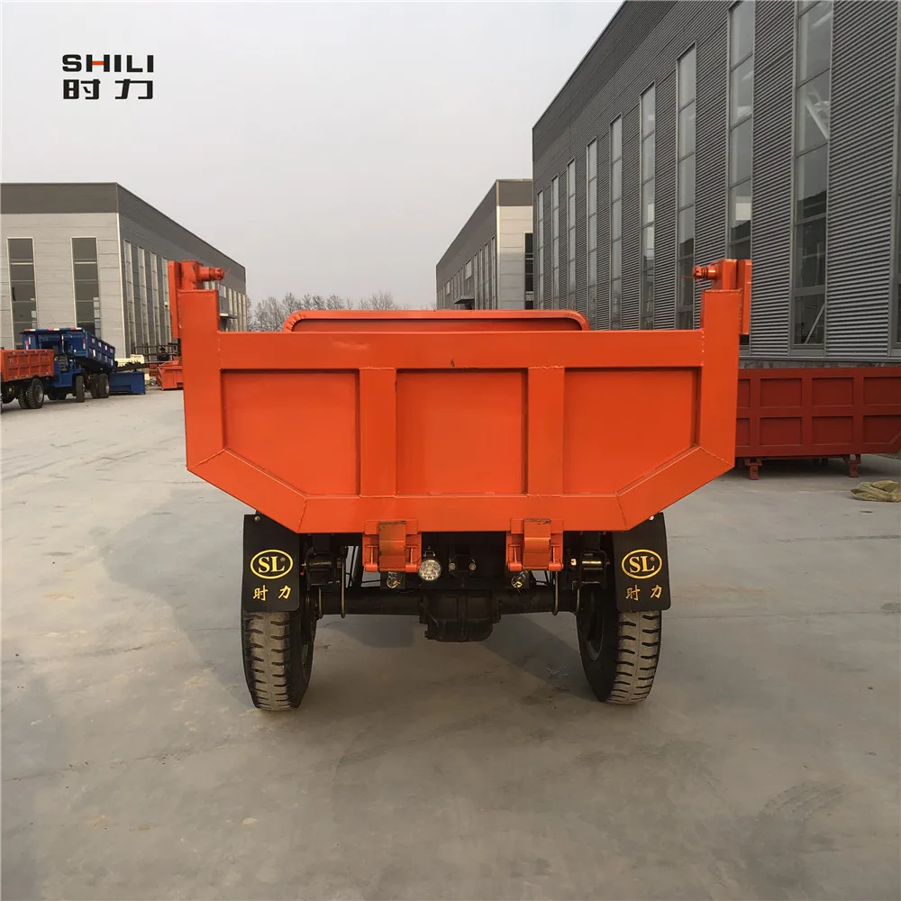 
4 ton capacity 3 wheel mini dumper/good quality SHILI mini dumper engine tricycle 