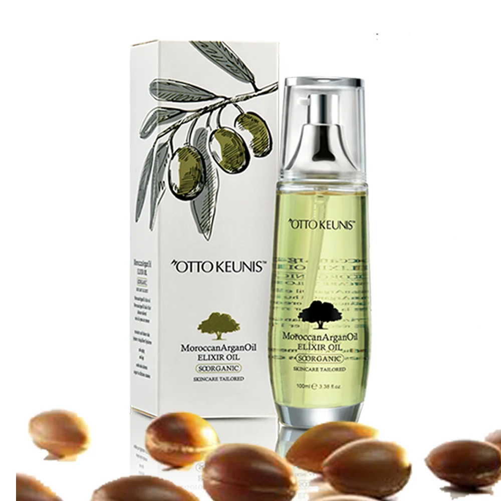 OEM wholesale private label 100ml Organic Skin and Hair Products Natural Herbal Argan Oil hair serum Organic Skin Care Oil
