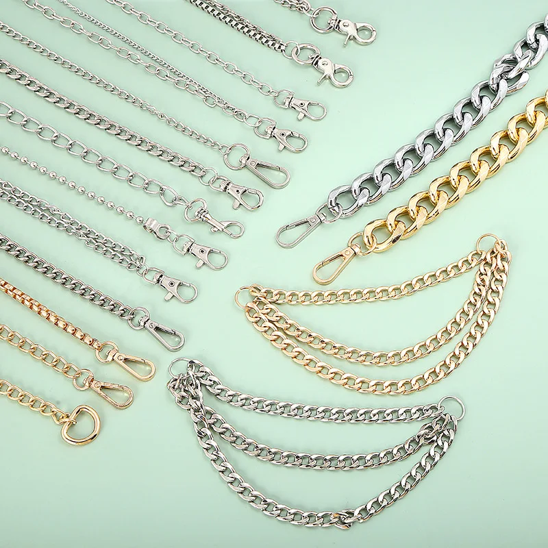100/120cm Bag Parts Accessories Handbag Hardware Purse Chains Shoulder Strap Bag Chains