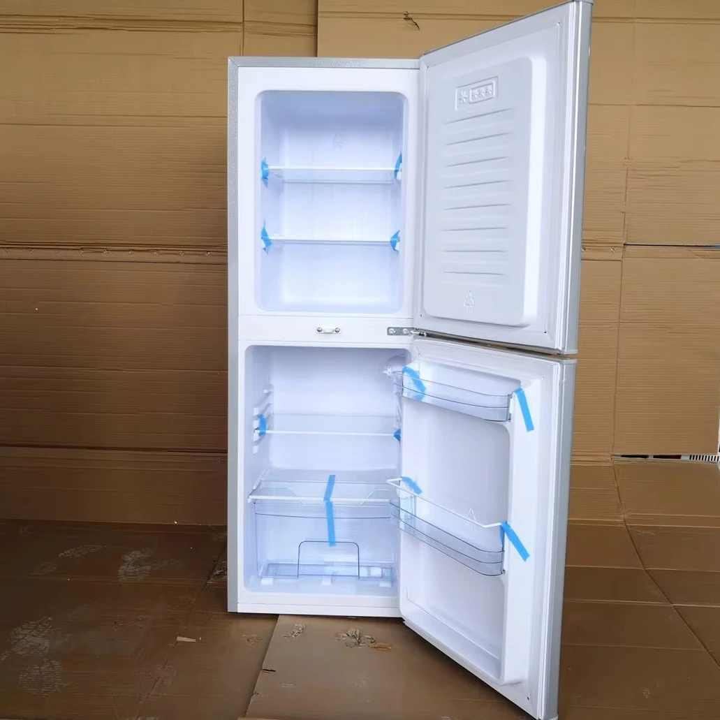 DC 12V 108 liters with solar panel battery  power off grid solar fridge