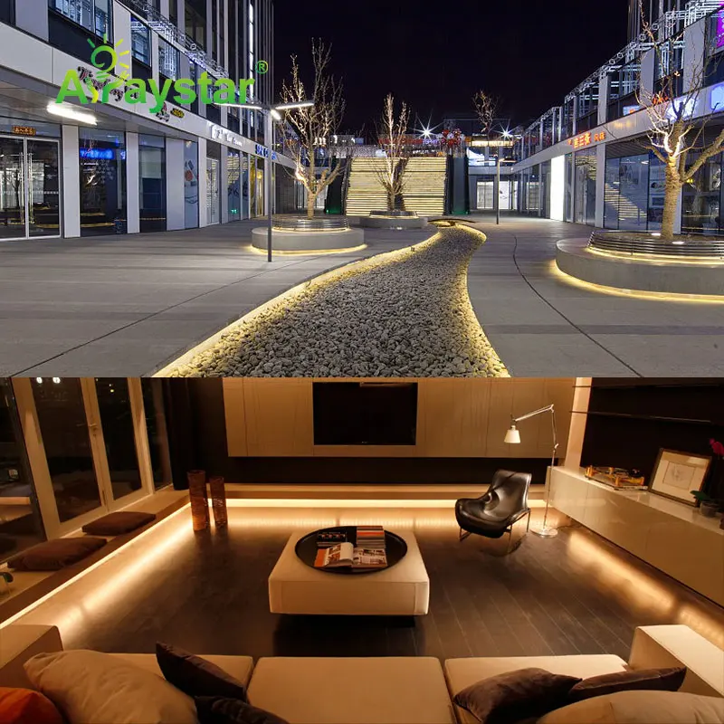 Outdoor waterproof IP67 IP68 LED strip PU extrusion 12mm 2835 3000K 4000K 24V LED strip light for underwater and sauna room