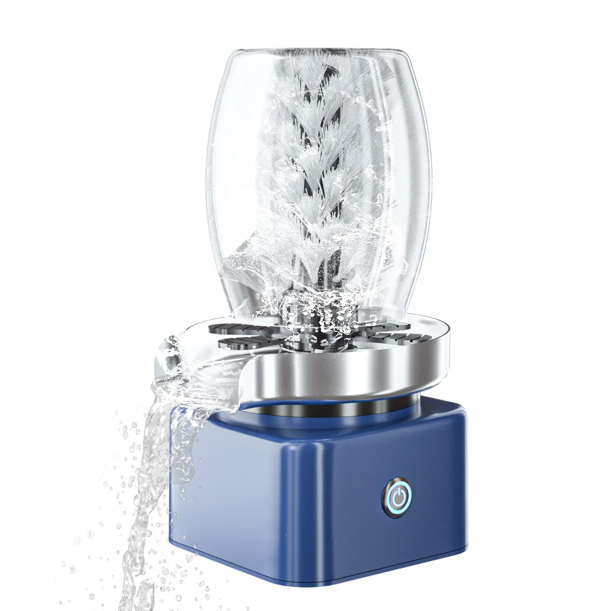 Hot Sale stainless steel Glass Rinser Bottle Washer Coffee Pitcher Rinser  electric Automatic Bar Cup Cleaner Rinser For Kitchen