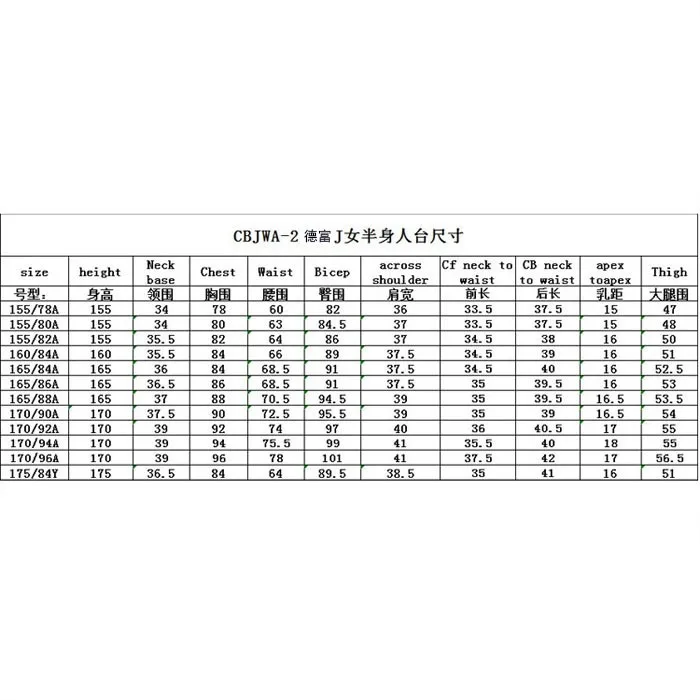 
Asian size young female dummy and women dress form 