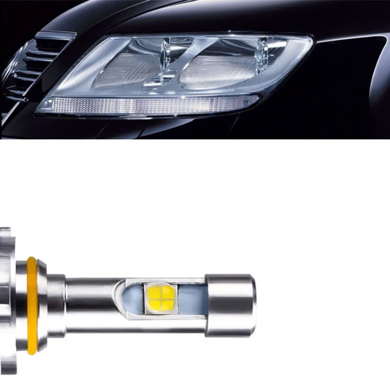 High Power Automotive Lighting XHP 70 H11 LED Headlight Bulb