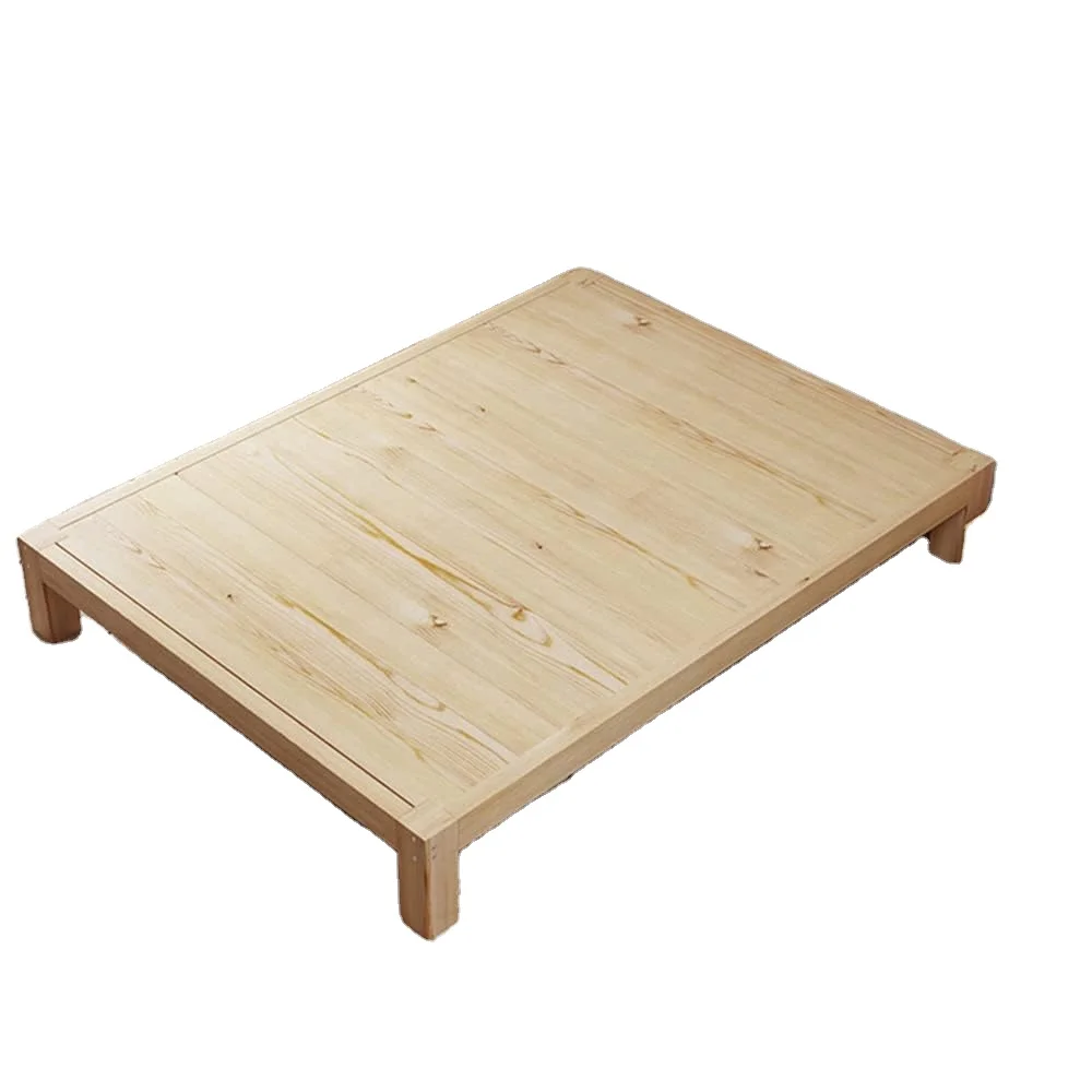 Solid wood bed standard wooden bed Bed Frame