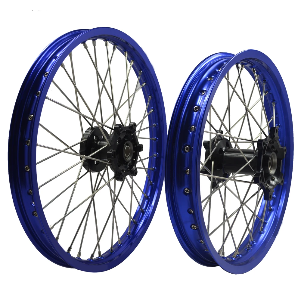 18/19/21 Inch Racing Pit bike Custom Alloy Wire wheels with Aluminum 6061 hub
