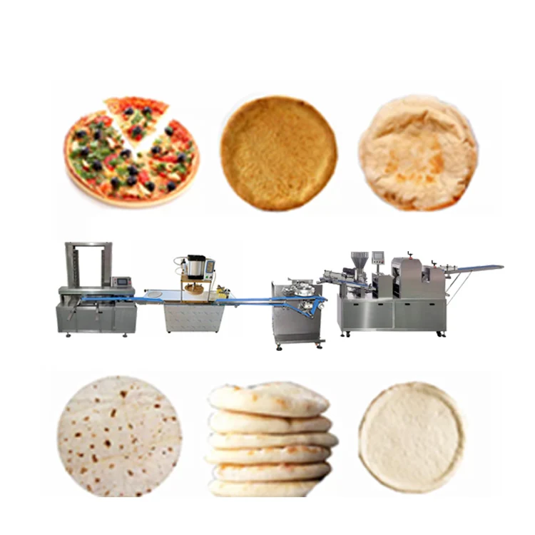 fully automatic pizza production line danish dough laminating machine corn tortilla press bread machine bakry machine bread
