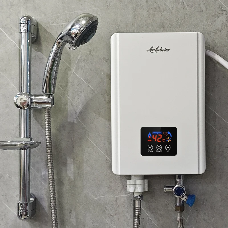 Small Portable top quality Wall Mount good sale SS304 8kw Electric Bathroom Tankless Mini Instant Electric Water Heater