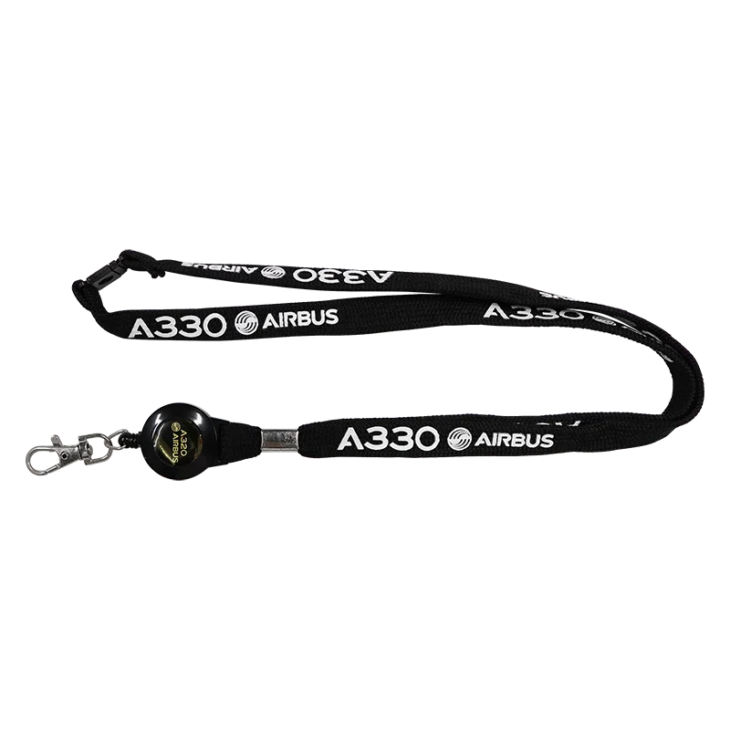 Printed or Pattern Personalized College Polyester Multicolour Lanyard Neck Strap For ID Badge Holder With Metal Clip From China