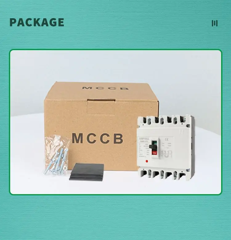 USFULL DC MCCB Molded case circuit breaker 125A 200A 250A 2P 4P 500V 1000V for solar photovoltaic system