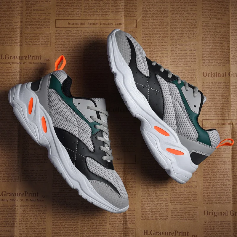 New Fashion Custom Tennis Shoes Men Retro Sneakers Breathable Mesh Casual Sports Running Yeezy Tennis Shoes For Men