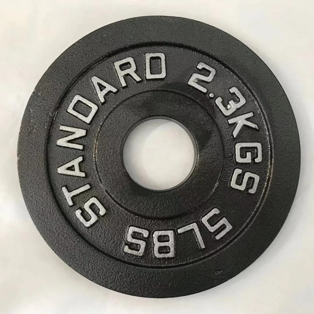 Gym Standard Weight Lifting Cast Iron Plate Barbell Iron Counterweight Plate