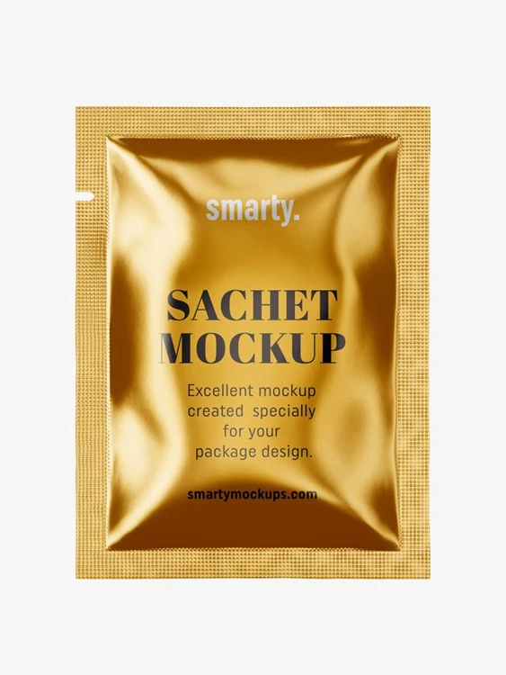 Customized Plastic Cosmetic Cream Packaging Three Side Seal Mini Pouch Aluminum Foil Facial Care Serum Sachets for Skin Care